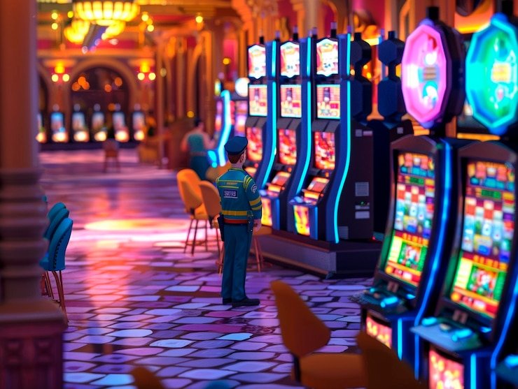 Pengguna menikmati berbagai pilihan permainan live casino dan sports betting melalui ponsel